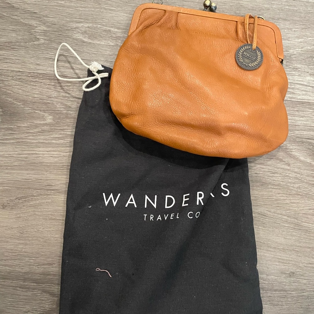 Wanderers Tan Leather Crossbody Bag